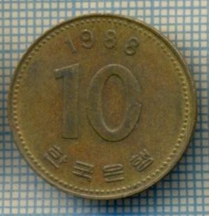7215 MONEDA- KOREA DE SUD - 10 WON -anul 1988 -starea ce se vede