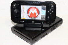 Nintendo Wii U Modat Pachet Complet + Jocuri Mario Kart 8, Mario Party foto
