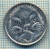 7239 MONEDA- AUSTRALIA - 5 CENTS -anul 2008 -starea ce se vede, Australia si Oceania