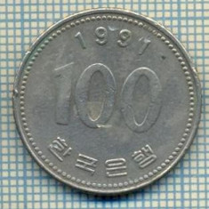 7217 MONEDA- KOREA DE SUD - 100 WON -anul 1991 -starea ce se vede