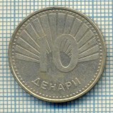 7202 MONEDA- MACEDONIA- 10 DENARI -anul 2008 -starea ce se vede, Europa