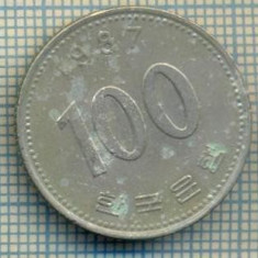 7219 MONEDA- KOREA DE SUD - 100 WON -anul 1987 -starea ce se vede