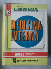 MEDICINA INTERNA - BOLILE CARDIOVASCULARE METABOLICE VOL. II - L. GHERASIM foto