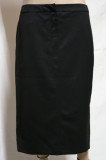 Fusta neagra Yves Saint Laurent Rive Gauche originala marimea L, 3/4, Creion, M/L