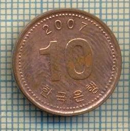 7212 MONEDA- KOREA DE SUD - 10 WON -anul 2007 -starea ce se vede foto