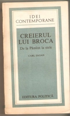 Carl Segan-Creierul lui Broca-De la pamant la stele foto