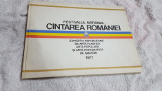 FESTIVALUL NATIONAL CANTAREA ROMANIEI EXPOZITIA REPUBLICANA DE ARTA PLASTICA1977 foto
