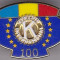 Insigna Kiwanis International 100 ani (detalii la descriere)