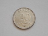 20 CENTAVOS 1987 BRAZILIA, America Centrala si de Sud