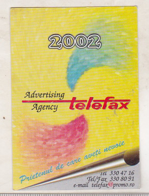 bnk cld Calendar de buzunar 2002 - Telefax foto