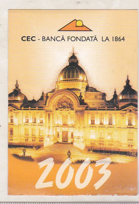 bnk cld Calendar de buzunar 2003 - CEC foto