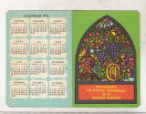 Bnk cld Calendar de buzunar 1972 - Restaurante cu specific romanesc