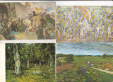 bnk cp Lot 12 carti postale - pictori romani