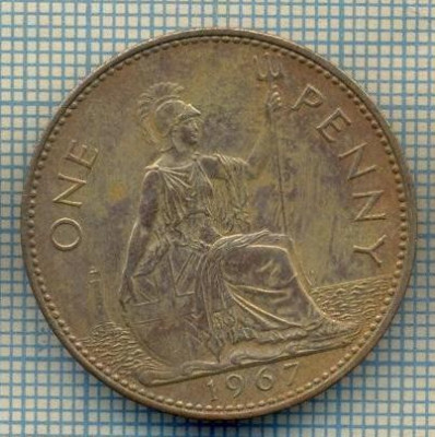 7290 MONEDA- MAREA BRITANIE - 1 PENNY -anul 1967 -starea ce se vede foto