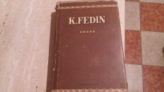 K. FEDIN--OPERE - VOL. III foto