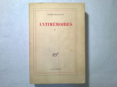 Andre Malraux - Antimemoires, vol. I foto