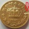Moneda 1 Leu - ROMANIA, anul 1940 *cod 3079 - matrita fisurata