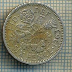 7287 MONEDA- MAREA BRITANIE - 6 PENCE -anul 1963 -starea ce se vede