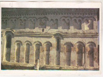 bnk cp Bucuresti - Muzeul taranului roman - fatada de biserica foto