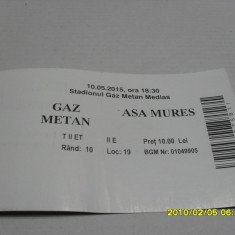 Bilet Gaz M. Medias - ASA Tg. Mures