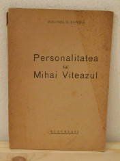 PERSONALITATEA LUI MIHAI VITEAZUL-D.CANTEA foto