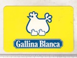 Bnk cld Calendar de buzunar 1999 - Gallina Blanca