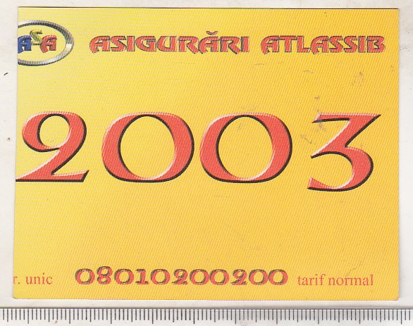 bnk cld Calendar de buzunar 2003 - Asigurari Atlassib