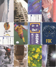 Romania.cartele telefonice lot 12 buc. diferite GT.3 foto