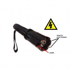 Electrosoc cu lanterna-2 faze de lumina si laser CZY-10000W foto