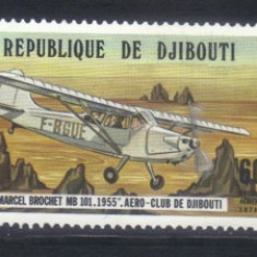 DJIBOUTI 1978, Aviatie, serie neuzată, MNH