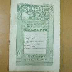 Ramuri Anul III No. 20, 15 octombrie 1908 Craiova N. Bănescu, M. Săulescu 017