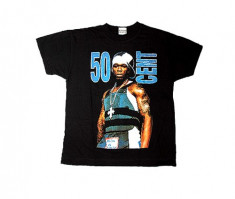 Tricou 50 Cent logo albastru...OFERTA !! foto