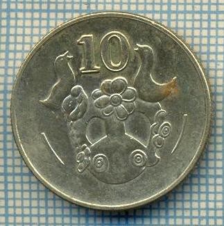 7308 MONEDA- CYPRU - 10 CENTS -anul 2002 -starea ce se vede