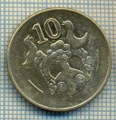 7311 MONEDA- CYPRU - 10 CENTS -anul 2002 -starea ce se vede