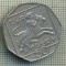 7319 MONEDA- CYPRU - 50 CENTS -anul 1991 -starea ce se vede