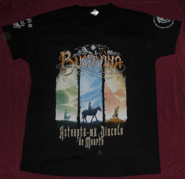 Tricou formatia rock Bucovina-Asteapta-ma dincolo de moarte,calitate