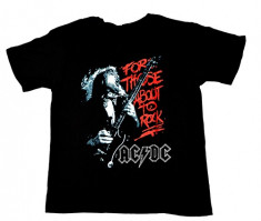 Tricou Rock 180 gr. AC/DC - for those about to rock foto