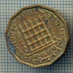 7300 MONEDA- MAREA BRITANIE - 3 PENCE -anul 1964 -starea ce se vede