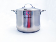 Oala Inox cu capac 13.5L Grunberg GR-3128 foto