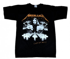 Tricou ROCK Metallica &amp;quot; cliff &amp;#039; em all ! &amp;quot; foto