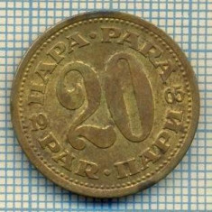 7352 MONEDA- YUGOSLAVIA -20 PARA - anul 1965 -starea ce se vede