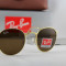 RAY BAN 3447 Round Metal, Rama Aurie - Lentila Maro !!! POZE REALE!!!