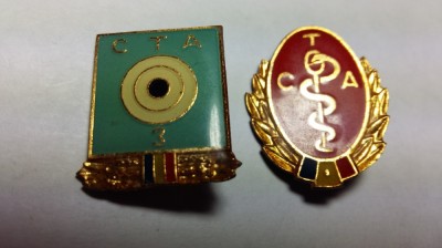INSIGNE CERCUL TEHNICO APLICATIV - CTA - 2 BUC foto