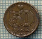 7438 MONEDA- DANEMARKA - 50 ORE - anul 1990 -starea ce se vede