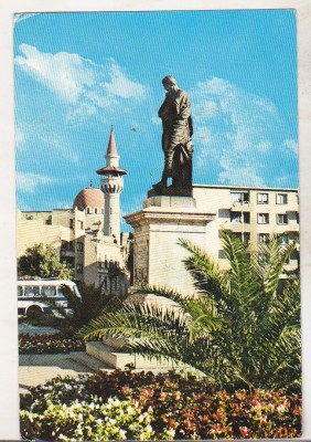 bnk cp Constanta - Statuia lui Ovidiu - uzata foto