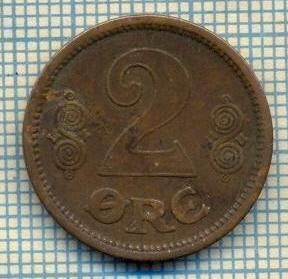 7422 MONEDA- DANEMARKA - 2 ORE - anul 1914 -starea ce se vede foto