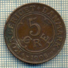 7429 MONEDA- DANEMARKA - 5 ORE - anul 1908 -starea ce se vede