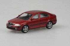 Macheta auto Abrex Skoda Octavia 2004 - Metalic Red Flamenco 1:43 foto