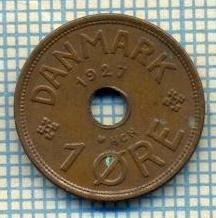 7396 MONEDA- DANEMARKA - 1 ORE - anul 1927 HCN -starea ce se vede foto