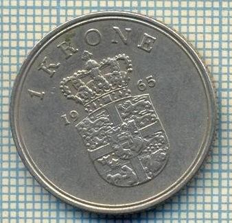 7453 MONEDA- DANEMARKA - 1 KRONE - anul 1965 -starea ce se vede